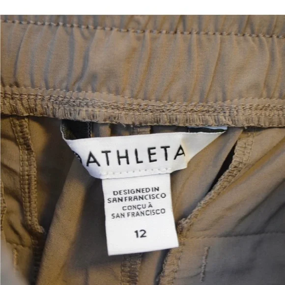 ATHLETA Avenue Wide Leg Crop Womens Size 10 Pyrite Color - Picture 6 of 7